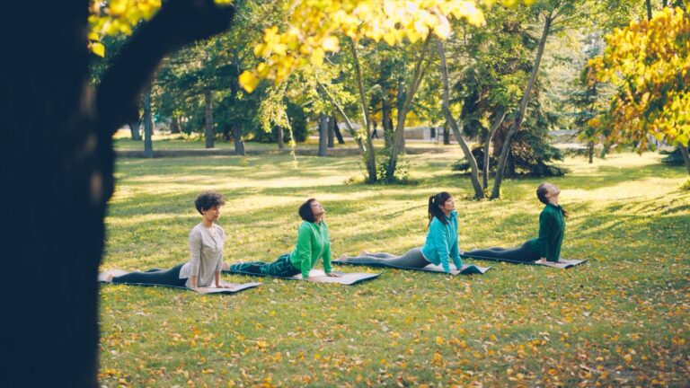 Sunrise Yoga in Bryant Park